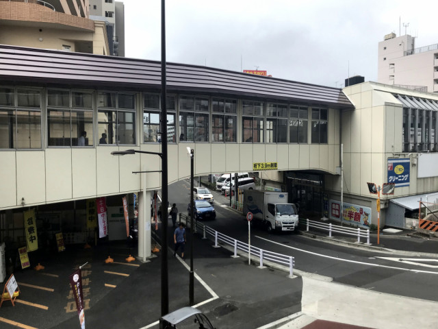 西武多摩湖線の通路
