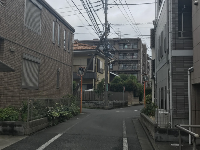 四つ角を左折
